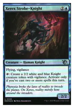 Xerex Strobe-Knight (Foil) March of the Machine MTG - NM+ - Image 1