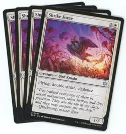 x4 Shrike Force - 0031 - Bloomburrow MTG (BLB) - U - Regular - Image 1