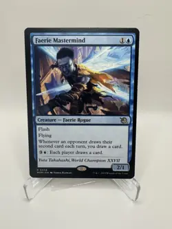 Faerie Mastermind – MOM 58 – Promo – Magic the Gathering MTG - Image 1