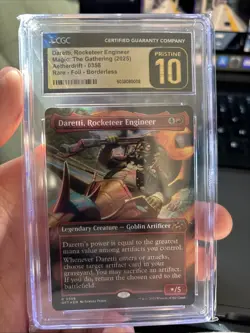 Daretti, Rocketeer Engineer (Borderless, Foil) - Aetherdrift - CGC Pristine 10 - Image 1