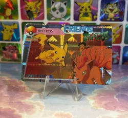 Pokemon Vintage Pocket Monsters Vending HOLO Prism Sticker 1999 Bandai Nintendo - Image 2
