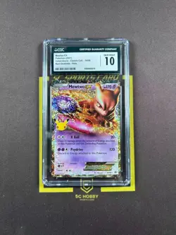 2021 Pokemon Celebrations Classic Coll. 54/99 Next Destinies H Mewtwo EX CGC10 - Image 1