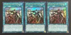 2024 YUGIOH RA03 1ST ED ULTRA RARE TRIPLE TACTICS THRUST X3 NM SET - Image 1