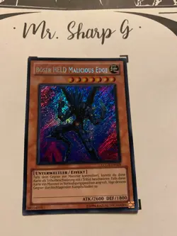 BOSER HELD MALICIOUS EDGE - LCGX-DE029 DEUTSCH Yu Gi Oh! CARD SECRET RARE - Image 5