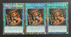 2025 YUGIOH MP25 1ST ED STARLIGHT RARE TEMPLE OF THE KINGS X3 NM SET - Image 1