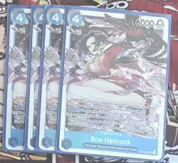 4x Playset ST17-004 Boa Hancock SR One Piece TCG ST17 Starter Deck English - Image 1