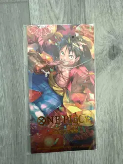 One Piece Card Game Monkey D. Luffy P-001 Chinese New Year Red Packet Sealed - Image 1