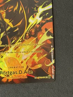 One Piece Card Game Portgas D. Ace SR OP12-011 Legacy of the Master Rush MINT - Image 5