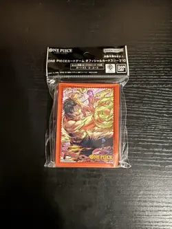 ONE PIECE Card Game Portgas D. Ace Official Card Sleeve10 70 Sleeves - Image 1