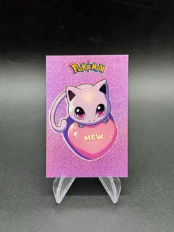 Mew Valentines Glitter Holo Pokemon Electric Card Database Peru Us Seller - Image 1