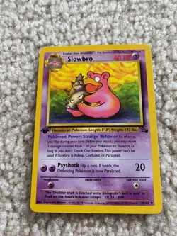 SLOWBRO - Fossil Set- 43/62 - Uncommon - Pokemon Card - Unlimited - 1999 - NM - Image 1