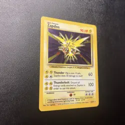 Pokemon TCG Zapdos Base Set Holo Card 16/102 Unlimited - Image 2