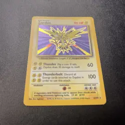 Pokemon TCG Zapdos Base Set Holo Card 16/102 Unlimited - Image 4