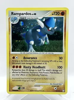Rampardos 33/123 Mysterious Treasures Holo Rare Vintage Pokemon TCG Card - Image 1