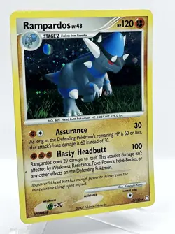 Rampardos 33/123 Mysterious Treasures Holo Rare Vintage Pokemon TCG Card - Image 2