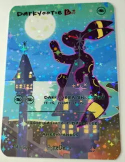 Pokederp Jwillyguy Pokemon Moonbreon Umbreon Darkyootie Big Boy Holo Card - Image 3