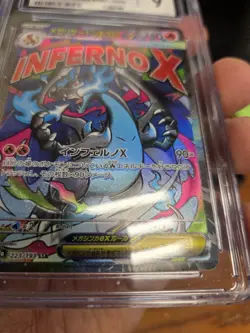 2025 Pokemon Japanese Mega Charizard X ex #223 CGC 9 Gem Mint *Error card* - Image 4