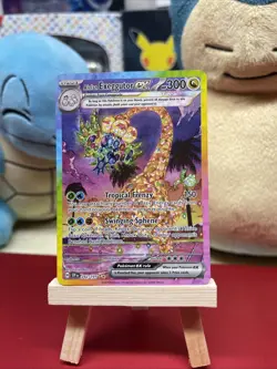 Alolan Exeggutor ex 242/191 Sv08: Surging Sparks Holo🔥 plus free bonus card🔥 - Image 1