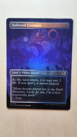 Hallowed Fountain (Borderless) Lorwyn Eclipsed Foil - Image 1