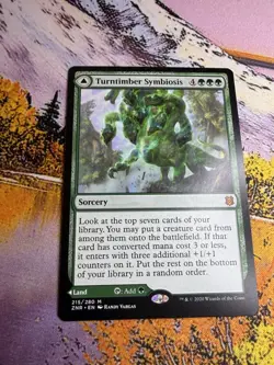 1x Turntimber Symbiosis // Turntimber, Serpentine W NM Eng MTG - Zendikar Rising - Image 1