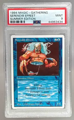 3434 Serendib Efreet 1994 Magic: The Gathering MTG Revised Edition Summer PSA 9 - Image 1