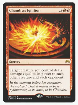 Chandra's Ignition - Magic Origins #137 LP Regular MTG Magic the Gathering - Image 1