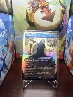 Wan Shi Tong Librarian Borderless FOIL #0320 MTG:Avatar: The Last Airbender - Image 1