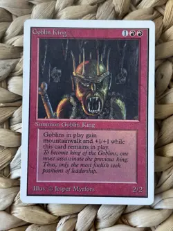 MTG - Magic the Gathering - Goblin King - Unlimited - Image 1