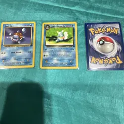 Pokemon TCG Squirtle Dark Wartortle Team Rocket Nintendo English Lot 3 Cards - Image 3