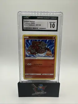 Pokemon 2022 Astral Radiance 027/189 Radiant Heatran CGC 10 - Image 3