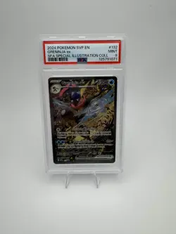 PSA 9 MINT Greninja ex SVP SFA Special Illustration Collection Holo Pokemon #132 - Image 1