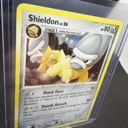 Shieldon DP08 Black Star Promo Holo Diamond & Pearl Pokemon Card 2007 LP - Image 4
