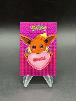 Eevee Valentines Prism Holo Pokemon Electric Card Database Peru Us Seller - Image 1