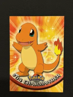 Charmander #04 Topps TV Animation Edition Non Holo Pokemon 1999 - Image 1