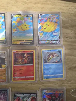 16 Card Pokemon Lot With 4 Pikachu, Full Arts, Rares And Holos. Look! - Image 3