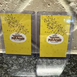 GOLD Holo Electric Pikachu Card Database MARIO & LUIGI POKEMON RARE - Image 4
