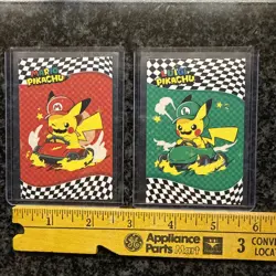 GOLD Holo Electric Pikachu Card Database MARIO & LUIGI POKEMON RARE - Image 5