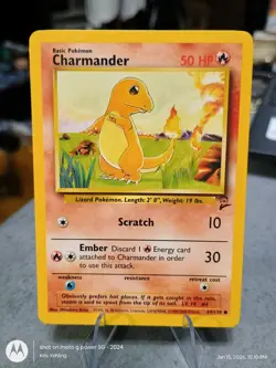 Pokemon TCG Charmander 069/130 Base Set 2 Excellent Condition - Image 1