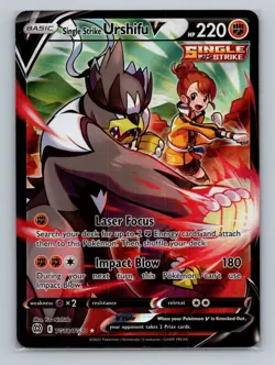 Pokemon Brilliant Stars Trainer Gallery #TG18/TG30 Single Strike Urshifu V - Image 1