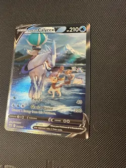 Pokemon TCG Ice Rider Calyrex V 164/198 SWSH Chilling Reign Alt Art NM - Image 2