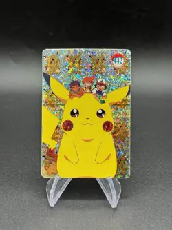 Pikachu Friends Holo Pokemon Vintage Pocket Monsters Vending Prism Sticker 442 - Image 1