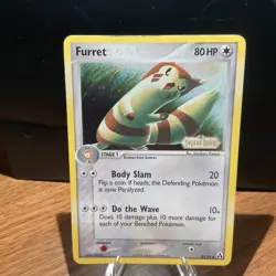 Pokemon TCG Legend Maker Furret Stamped Reverse Holo 33/92 Not Played - Image 1