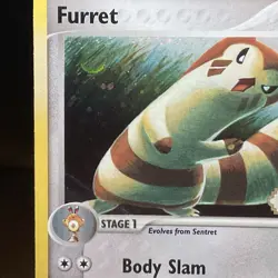 Pokemon TCG Legend Maker Furret Stamped Reverse Holo 33/92 Not Played - Image 2