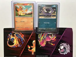 Pokemon Charmander & Gastly Promos Mega Evolutions Ascended Heroes Ready To ship - Image 1