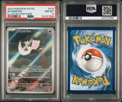 2023 POKEMON SVI EN-SCARLET & VIOLET ILLUSTRATION RARE #219 BOMBIRDIER PSA 8 - Image 3