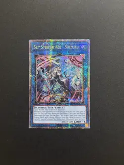 2024 YUGIOH RA03 25TH BONANZA QCR SECRET RARE SKY STRIKER ACE SHIZUKU NM - Image 1