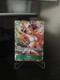 One Piece Nami OP14-031 SR Alt Art The Azure Sea’s Seven English MINT - Image 1