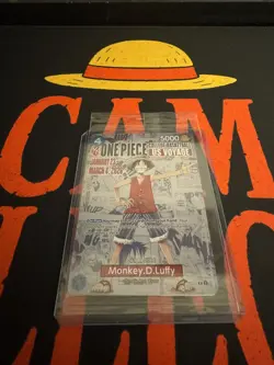 Sealed Monkey D Luffy NCAA College Basketball Promo card P-055 - One Piece TCG - Image 3