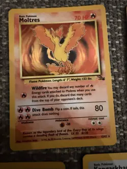 Vintage Pokemon Card Lot of 13 - Rare Holo Base Set, Fossil, Jungle LP/MP - Image 5