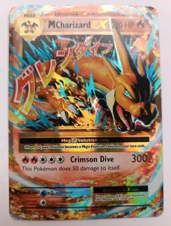 Pokemon Charizard MCharizard EX 13/108 Evolutions Ultra Rare Holo English Card - Image 1